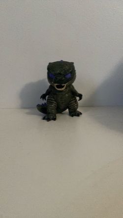 Godzilla Mini Figure with Purple Eyes