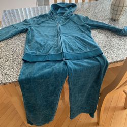 NY&Company Velour zip Up Jogging Suit