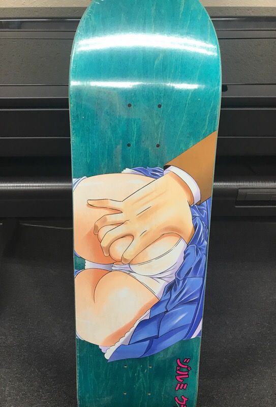 Hook-Ups skateboard deck “subway perv”