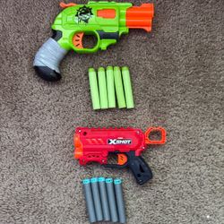 NERF Zombie Pistol/ZURU Xshot Pistol