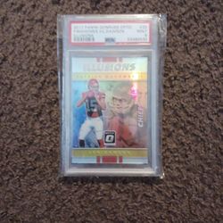 Patrick Mahomes Rc Psa Mint 9. 