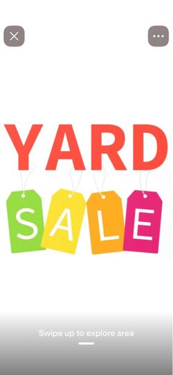 Yard Sale Friday 8/28