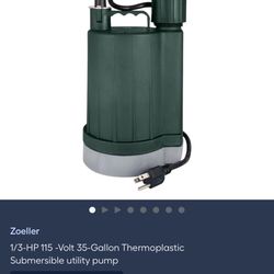 Zoeller 1/3-HP 115 - Volt 35-Gallon Submersible utility pump 