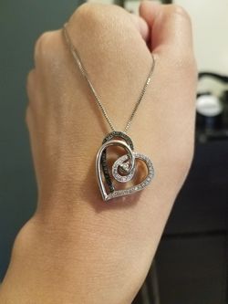 $50 Jared heart black and white diamonds tonight only deal