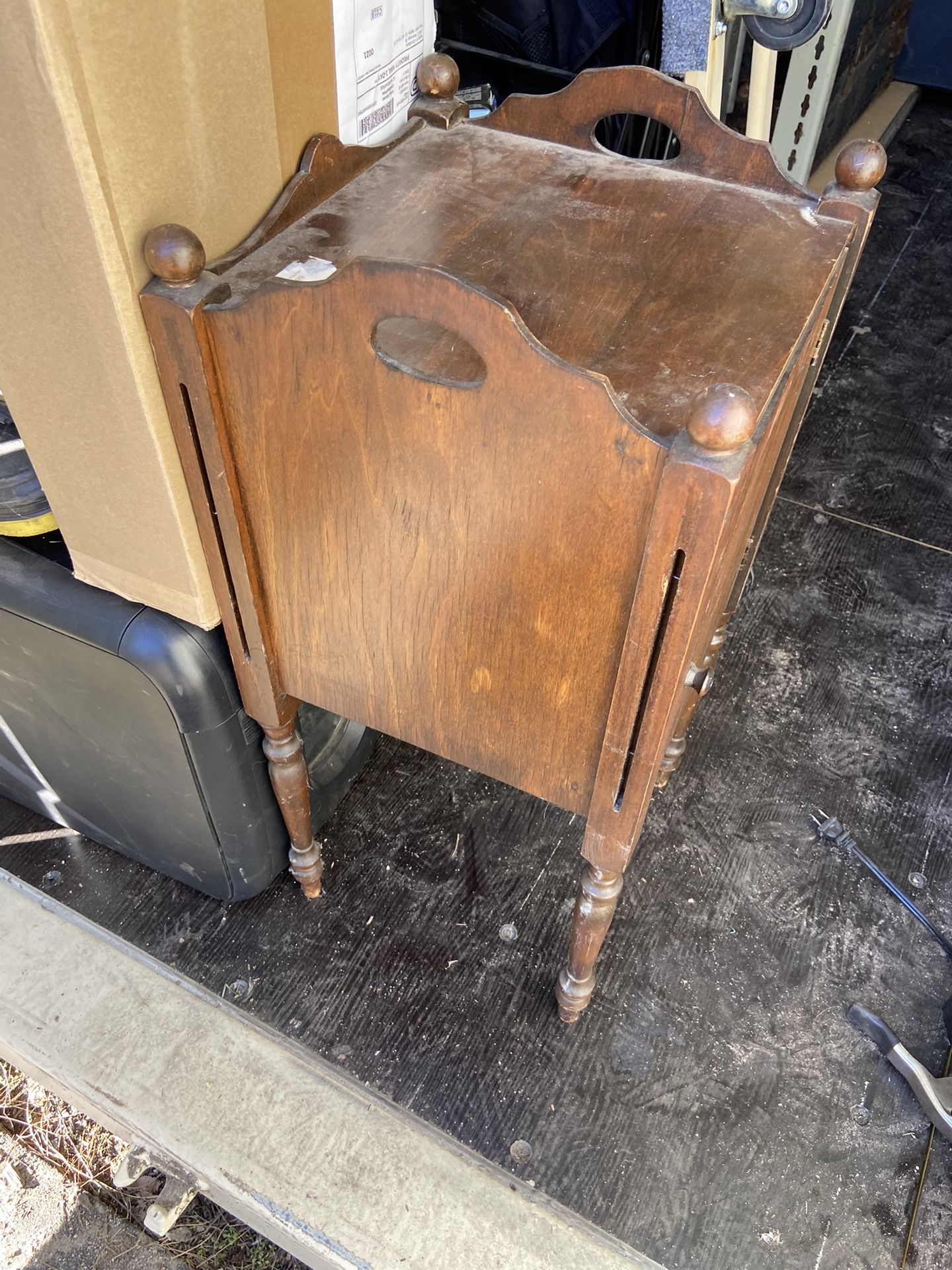 Antique cigar table