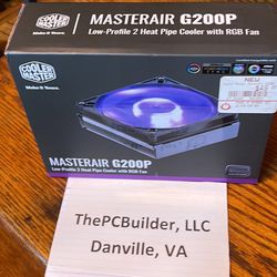 Cooler Master MasterAir G200P RGB low-profile CPU Air Cooler