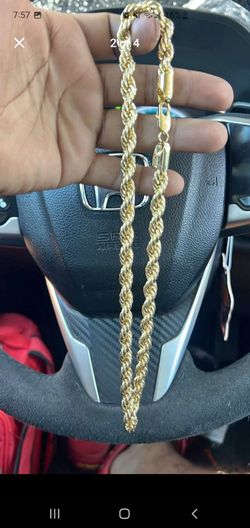 14k stamped 2 ounce gold filled rope chain