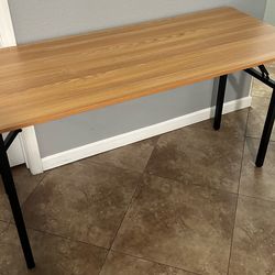 (NEW) 55” Wide Folding Computer Desk