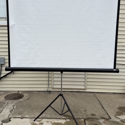 Portable Projector Screen  66x68”