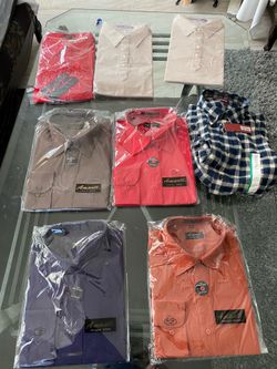 Men Dress Shirts , Italian Style , size ( 16. 1/2 )  brand new  all for