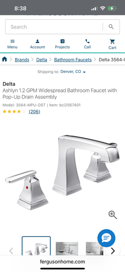 New Delta faucet- exact one in picture in box