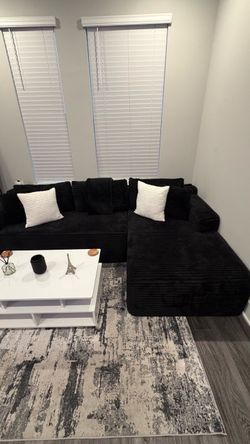 Boneless couch and Coffee table