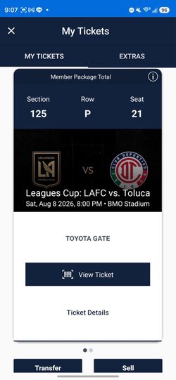 Two LAFC Tickets