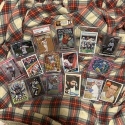 Lot of vintage Sports Cards baseball football graded, rookie auto rares