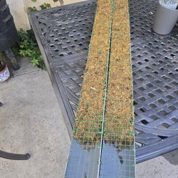 59 inch D-Shape Moss Pole (×2)