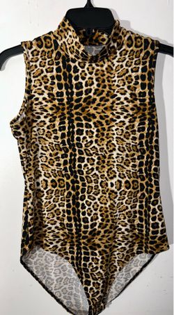 Cheetah print bodysuit