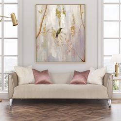 Linea Silver Mist/Metallic Sofa