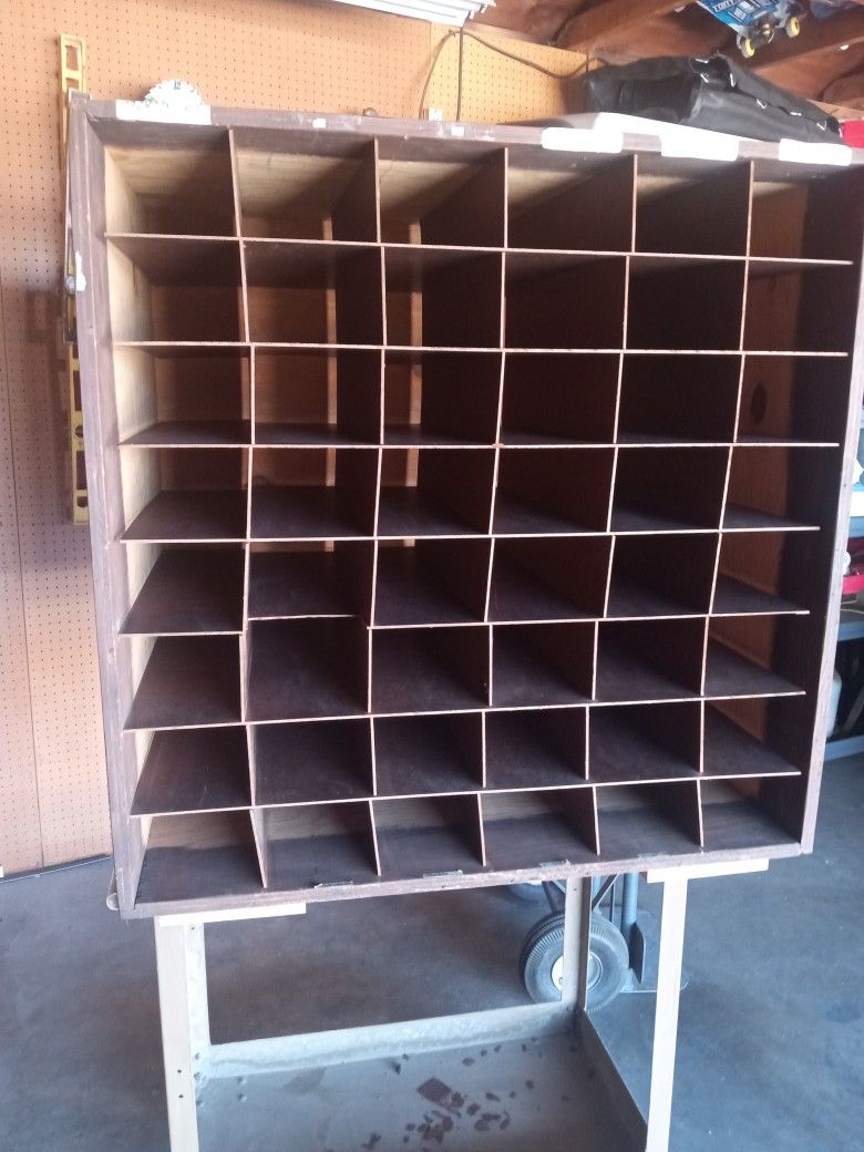Nice Cubby Wood Cabinet