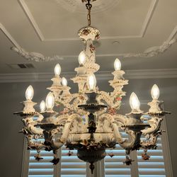Antique porcelain Chandelier 