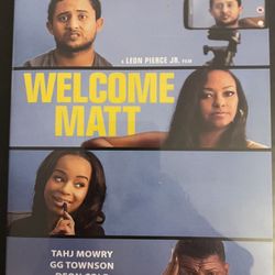 WELCOME MATT (DVD-2021) Leon Pierce Jr. + Tahj Mowry + Deon Cole + GG Towson