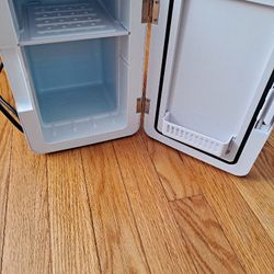 LED Mirror Mini Fridge With Cooling And Heat
