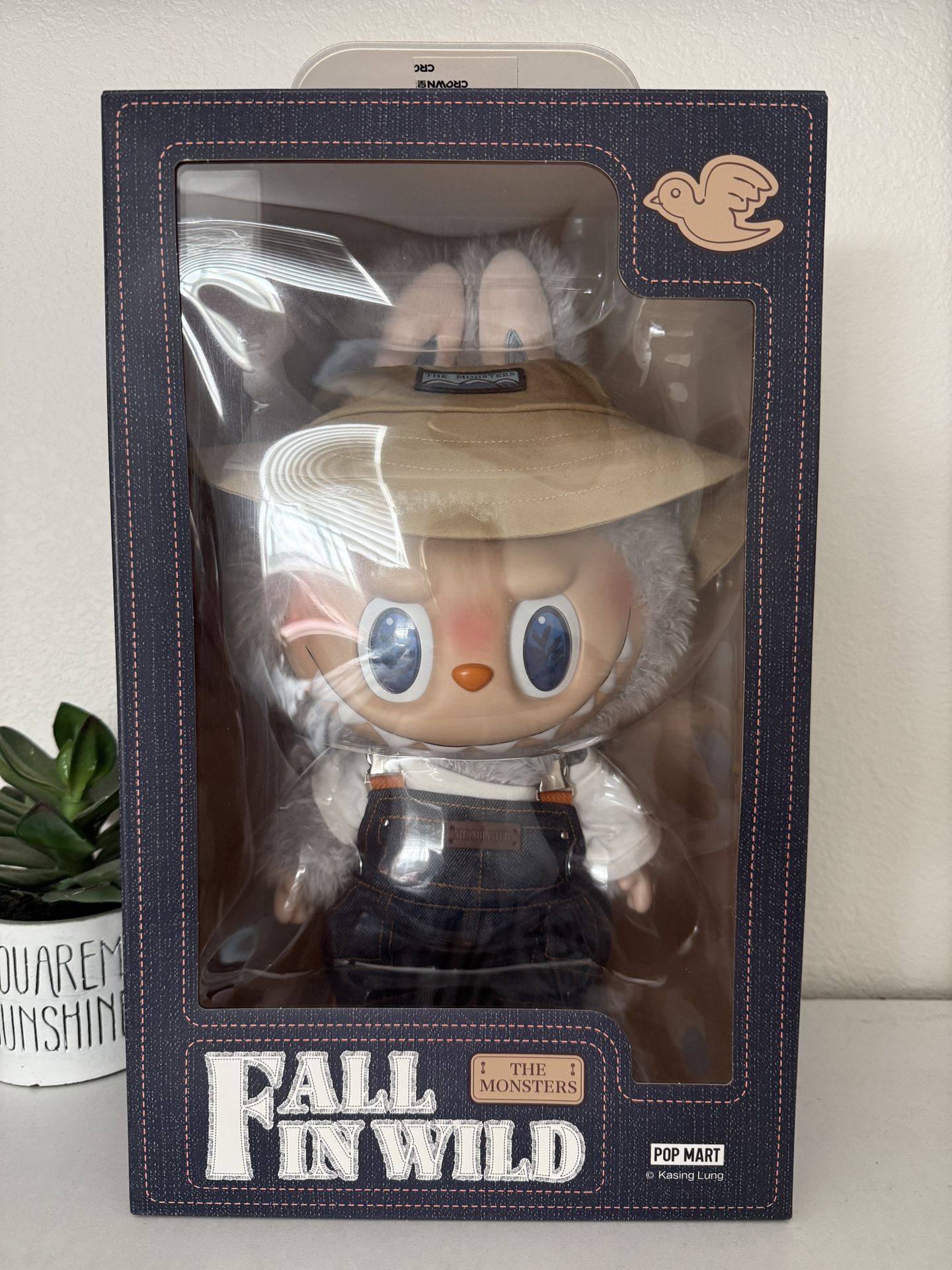 POP MART Labubu The Monster Fall In Wild Vinyl Plush Doll