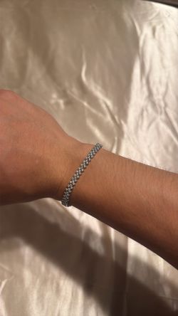 vvs moissanite tennis bracelet for women