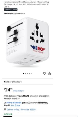 Travel power adapter
