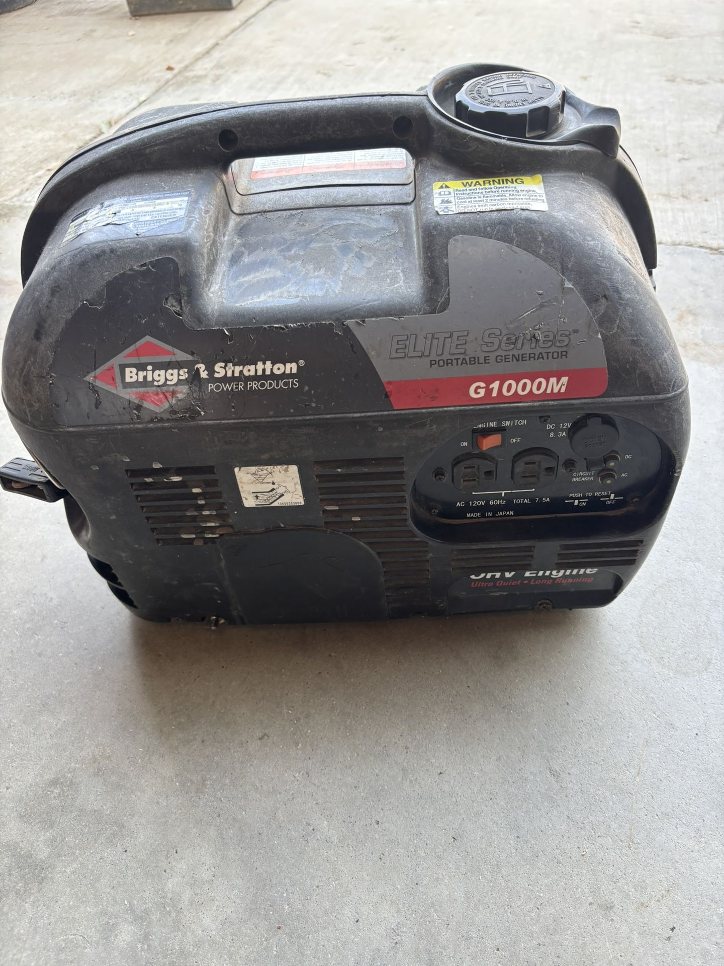 Briggs & Stratton G1000M Portable Generator