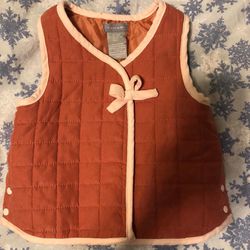 Baby Girl Quilted Vest