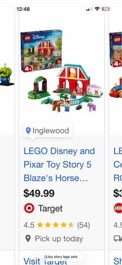 Brand new Toy Story LEGO 45