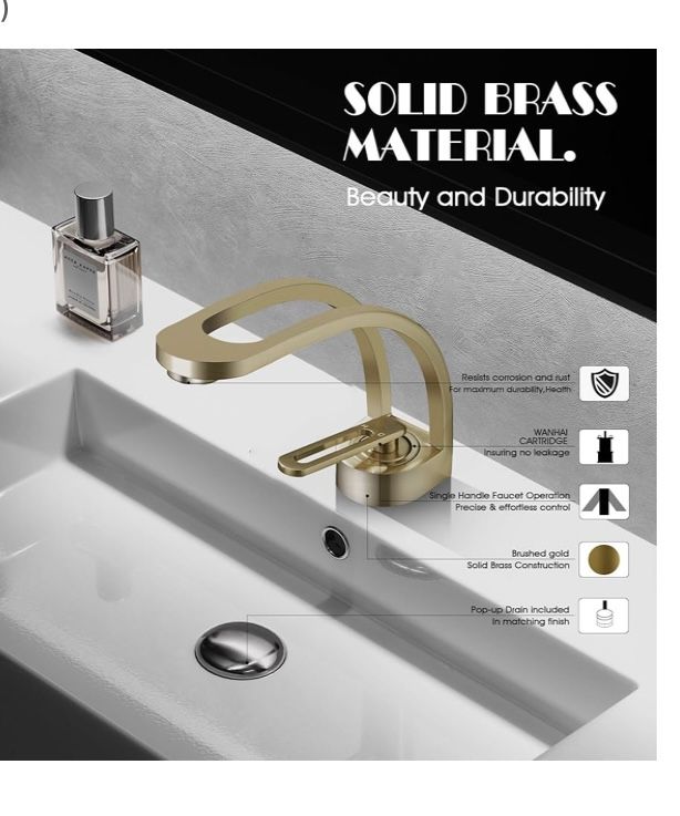 AUU Modern Bathroom Sink Faucet