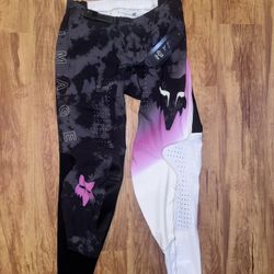 NEW Adult SZ 32 FOX RACING FLEXAIR DETONATE MX PANTS BLACK CAMO MOTOCROSS OFFROA