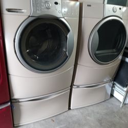 Kenmore Front Load Washer And Dryer Set Both Works Good 👍