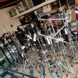 New And Used Drum Gear Cymbals Drum Sets Stands Thrones Snares Bass Pedals New Stuff Everyday