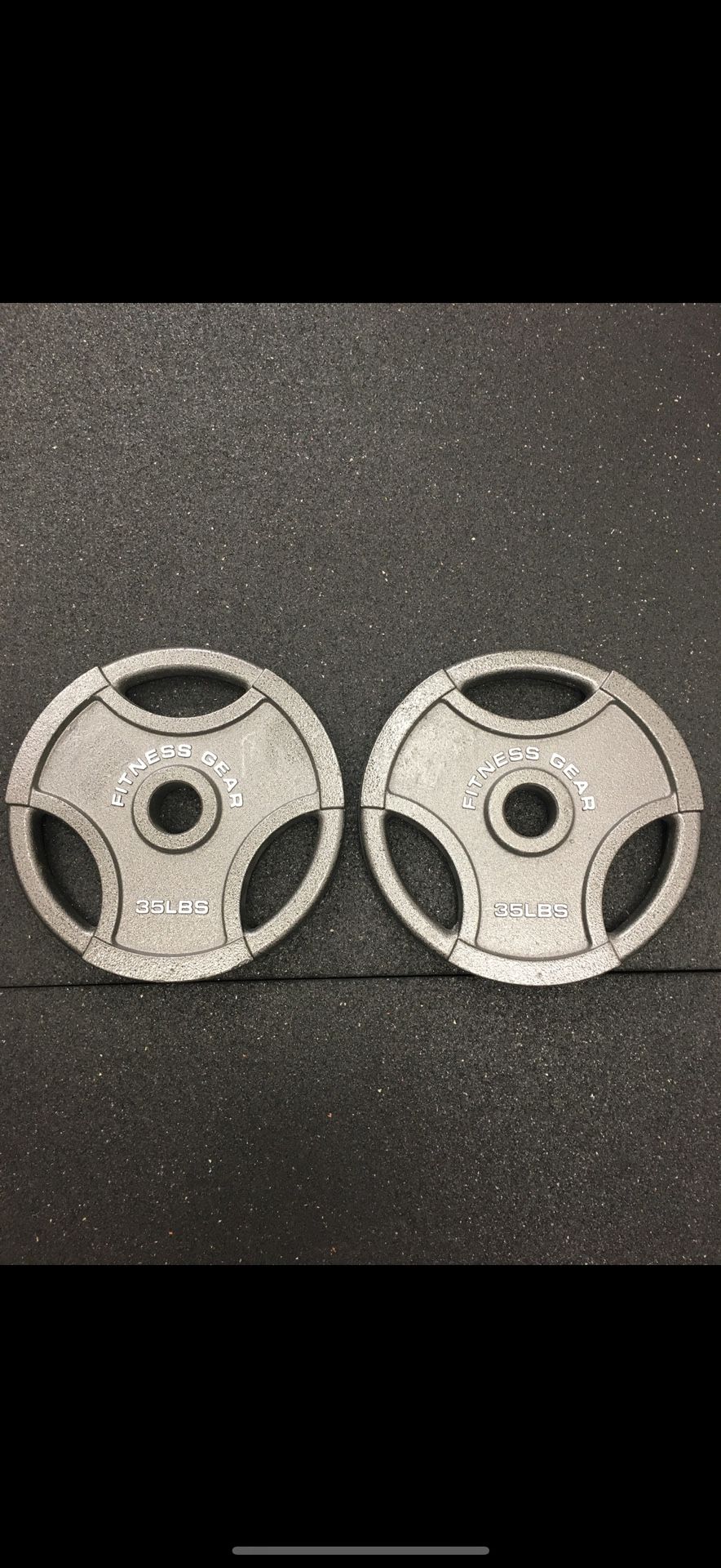 Fitness Gear Olympic Weight Plates (35#x2=$70)