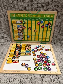 Melissa & Doug magnetic responsibility chart