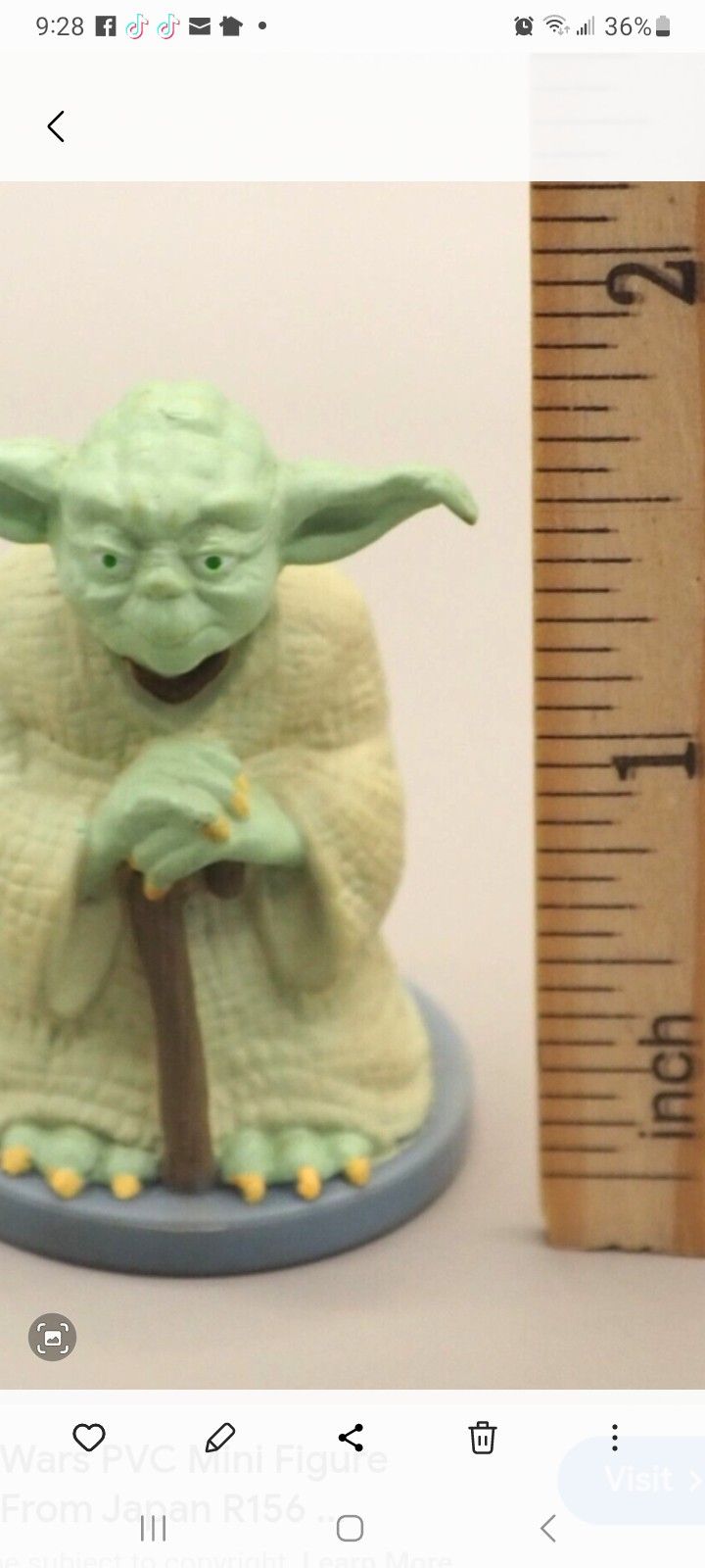Vintage Star Wars Yoda 1997