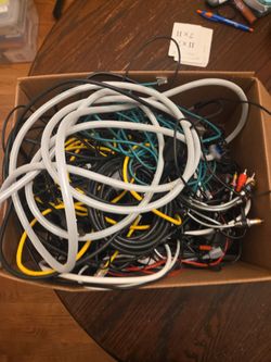 Miscellaneous cable, chargers, phone cords