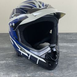 Bell Exodus Full Face Youth Motocross Helmet With Chin Bar Good Condition Size M