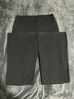 Black boot cut leggings
