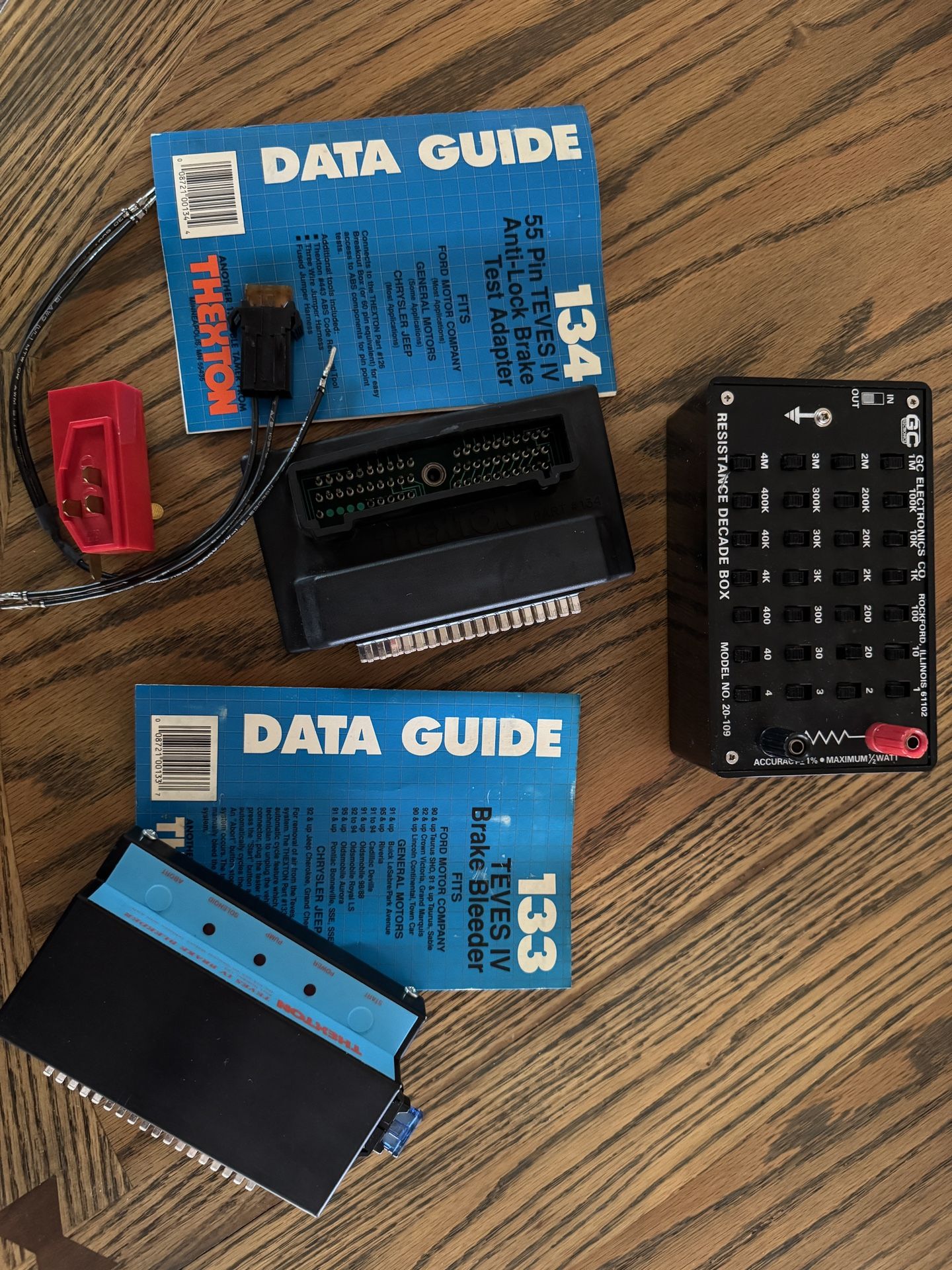 Resistance Decade Box, ABS Brake Bleeder, & Anti-Lock Brake Test Adaptor