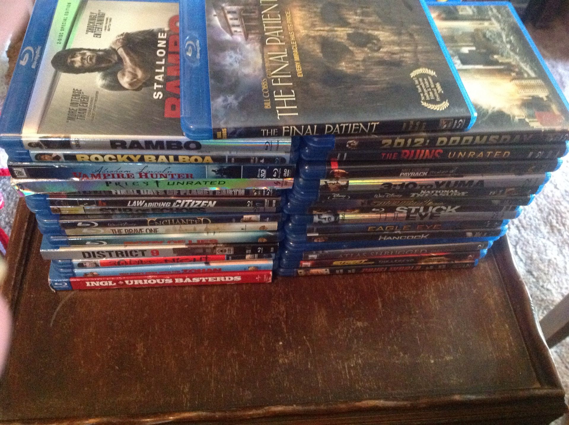 29 BluRay DVDs for sale - Take all or part - See description for details and special offer.