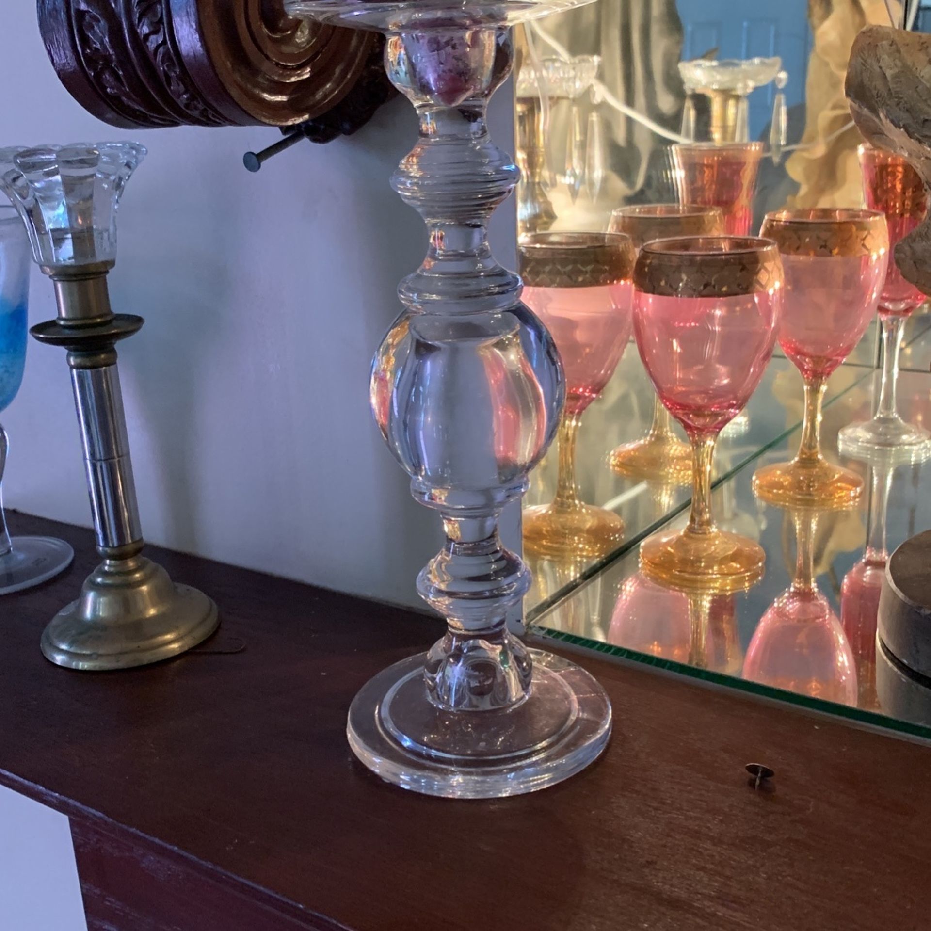 Crystals Candle Holders 12 In Tall