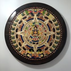 Traditional Handmade Aztec Calendar