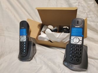 Two Philips Phones Wireless