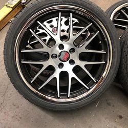 Honda Accord / Toyota Camry / Nissan Altima 20 Inch Wheels And Tires Bolt Pattern 5x114