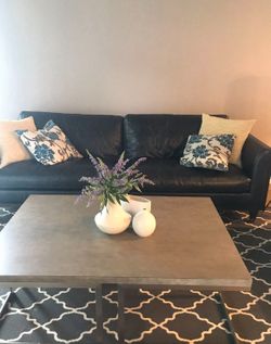 Z Gallerie Light Gray Coffee Table 50W x33D x17.5H