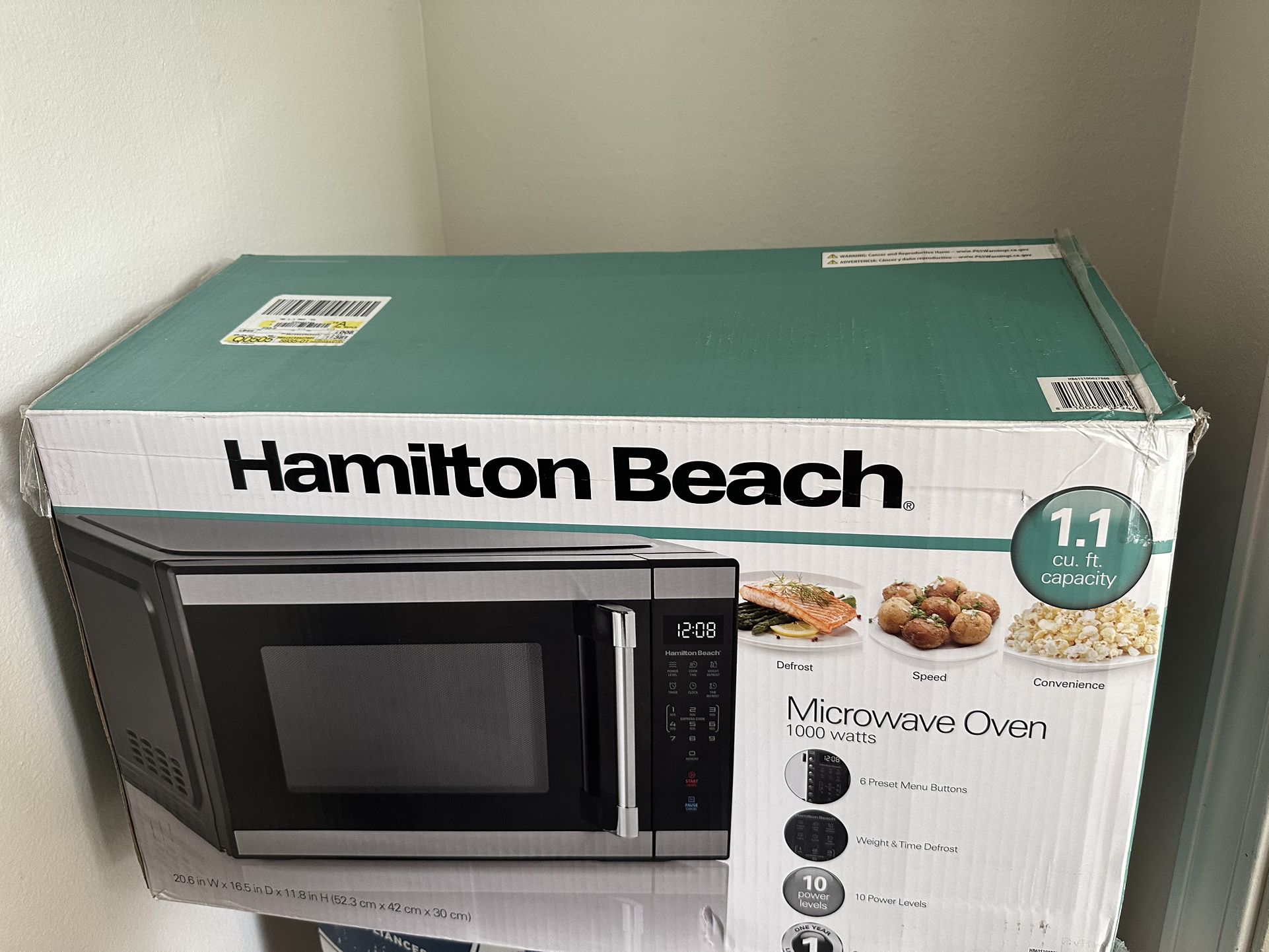 Hamilton Beach Microwave for Sale in Hillsboro, OR - OfferUp