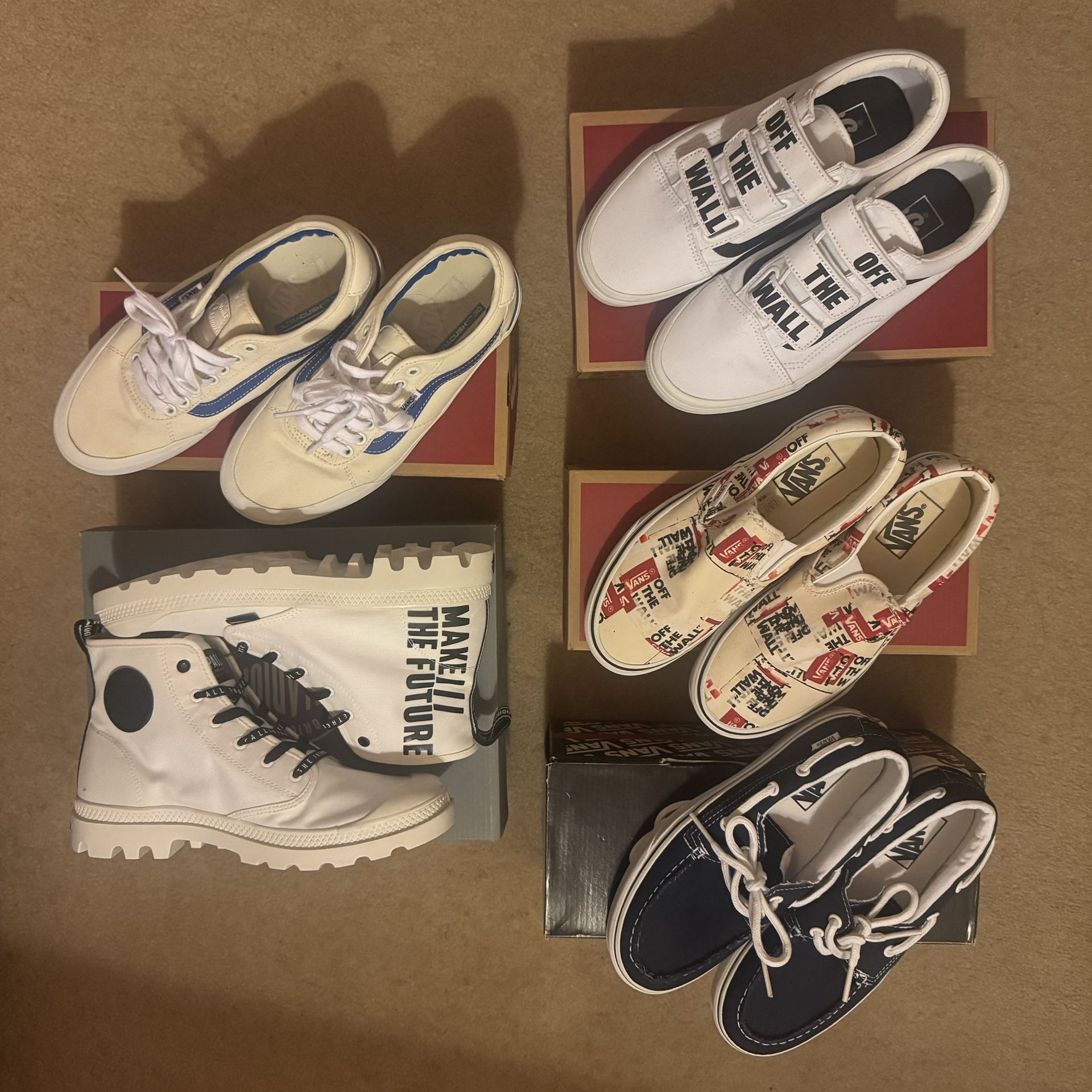 Vans And Palladium Boots